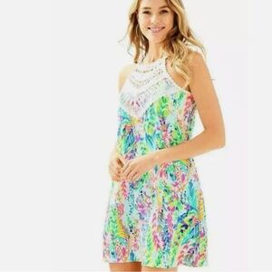 Lilly Pulitzer Catch The Wave Multicolor Patterned Dress